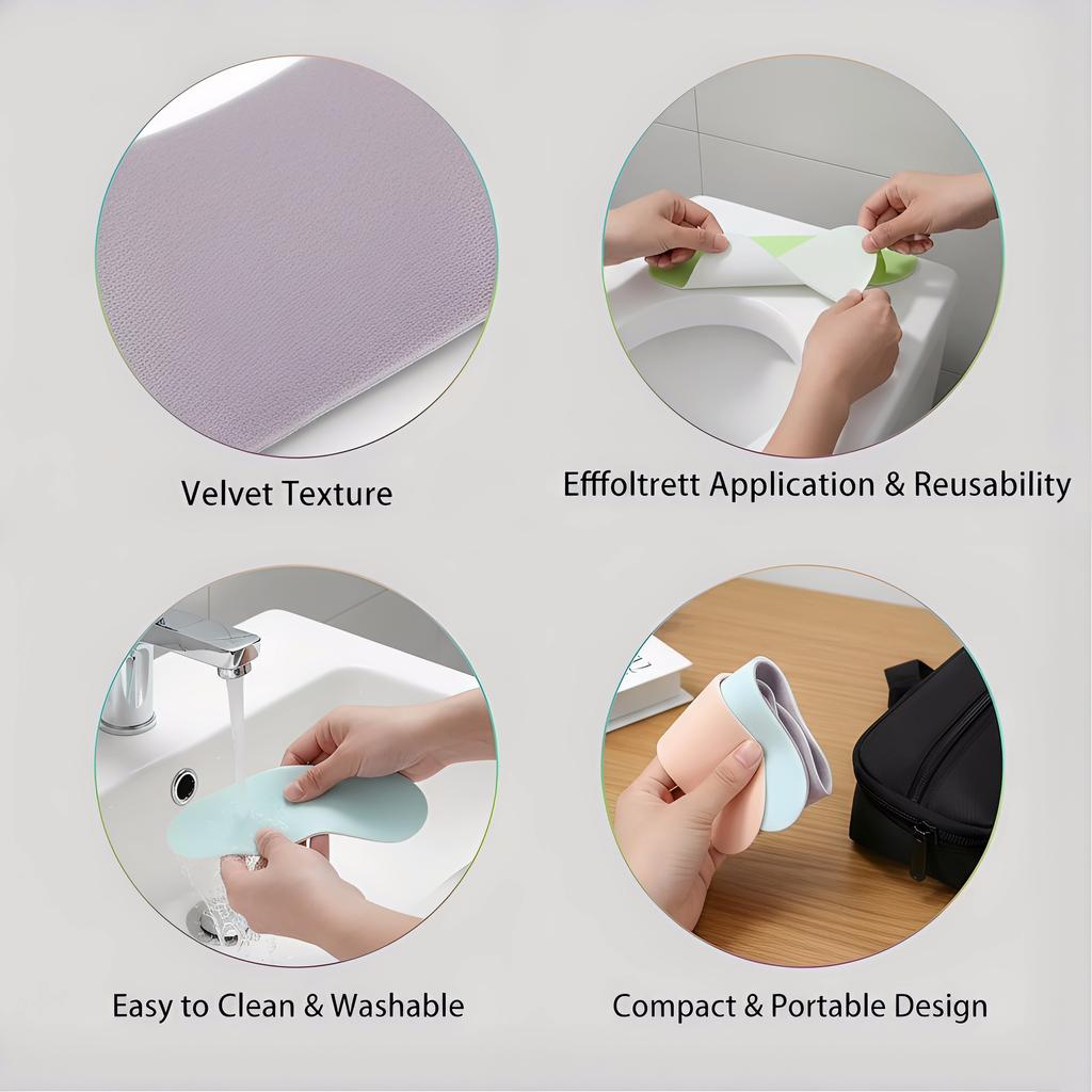 Toilet Seat Cover Allseason Waterproof Household Toilet Seat Pad New Model Toilet Seat Cover Easy Clean Simple Install Hygienic