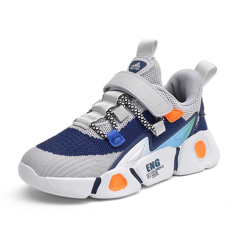 Kids Shoes Newest Autumn And Summer Boys Wearresistant And Breathable Girls' Children'S Shoes Flying Woven Mesh Casual Sports