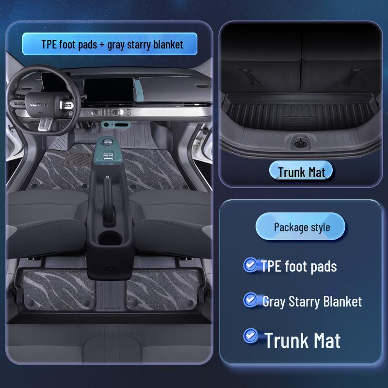 Changan Lumin Nuo Mi Corn Car TPE Foot Mats – Full Interior Carpet Set