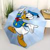 Donald Duck, Cartoon Character Themed Automatic Opening and Closing Folding Umbrella, 8-rib Windproof, Compact Travel Design, Suitable for a
