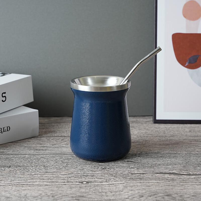Changqi Hammered Insulated Stainless Steel Yerba Mate Coffee Cup