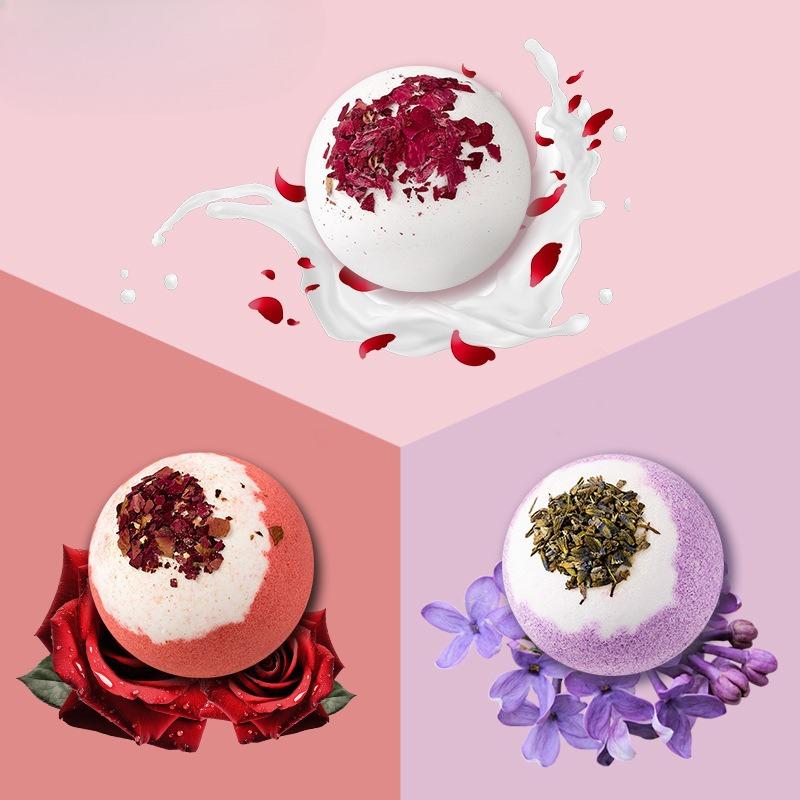 Large-sized bath ball, bath bubble bath tub, bathing ball, girl child bath, foam essential oil bath salt ball bath, bath bubble flower
