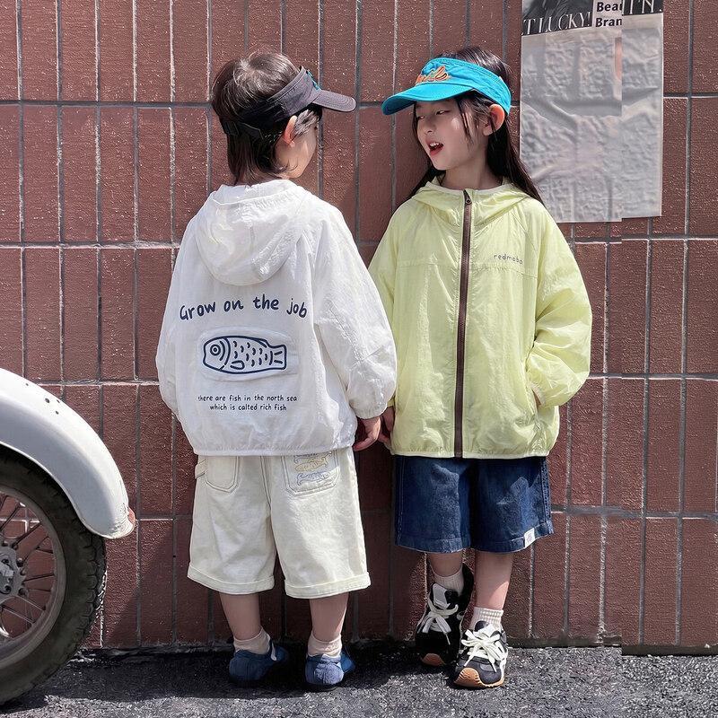 Unisex Kids  Hooded UV Protection Summer Jacket 100