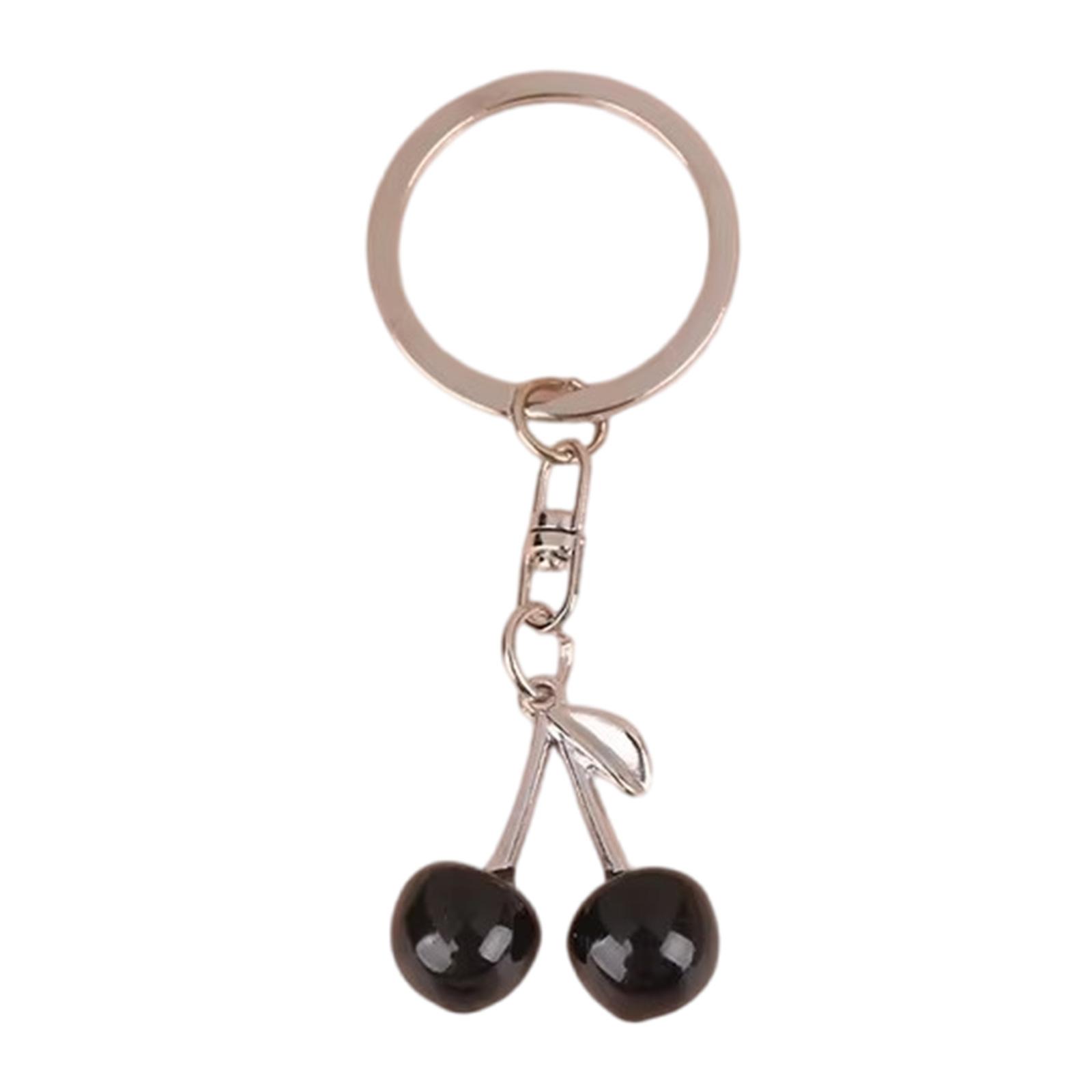 

Милый брелок для ключей в виде вишни, подвески для сумки, модный аксессуар, кулон, милый эстетичный аксессуар для сумки для модных женщин 7