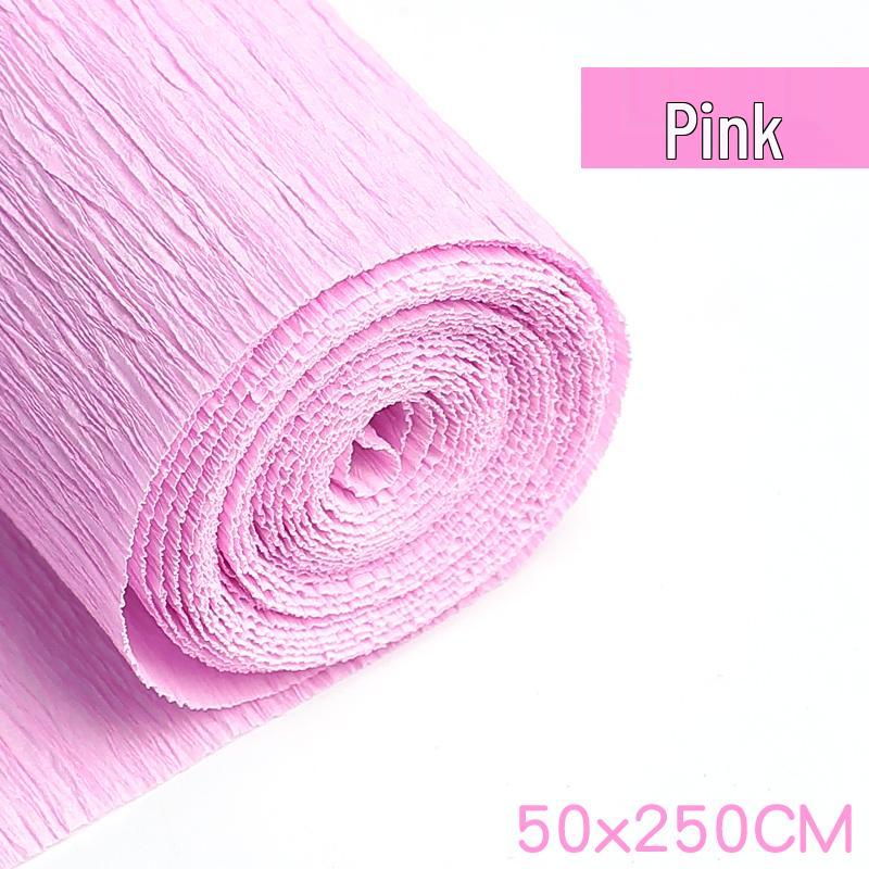 Thick Green Crepe Paper for DIY Handmade Floral Art and Rose Crafting