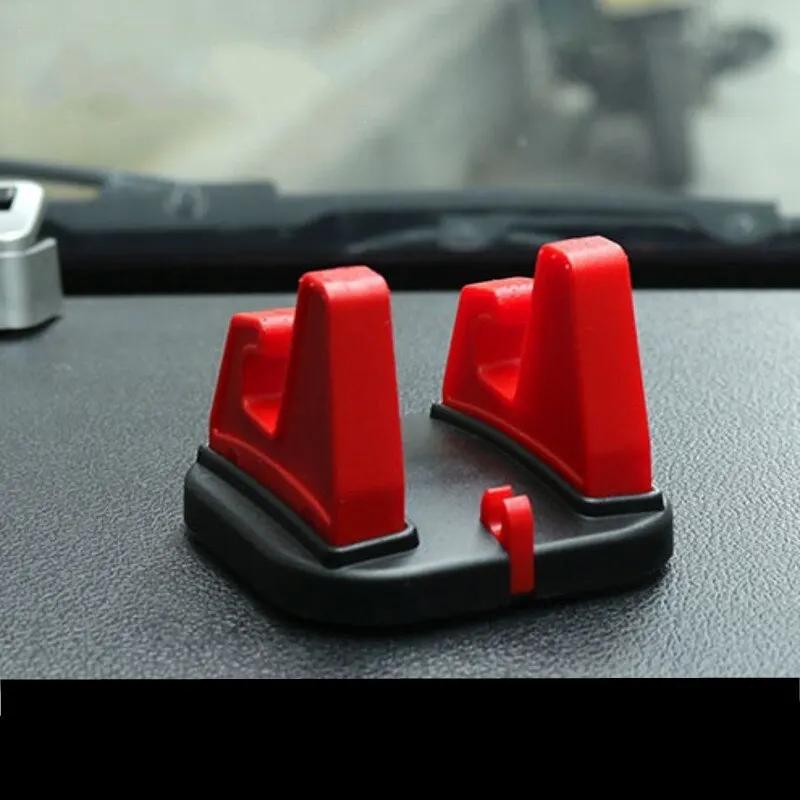 Car Phone Holder Stick To Dashboard Silicone Bracket Phone Stand Car Dashboard GPS Stable Phone Supports High Quality