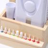 1PC Wood Nail Drill Machine Bits Holder Saving Space for Nail Training Nail Art Accessories DIY Manicure Tools Display Box