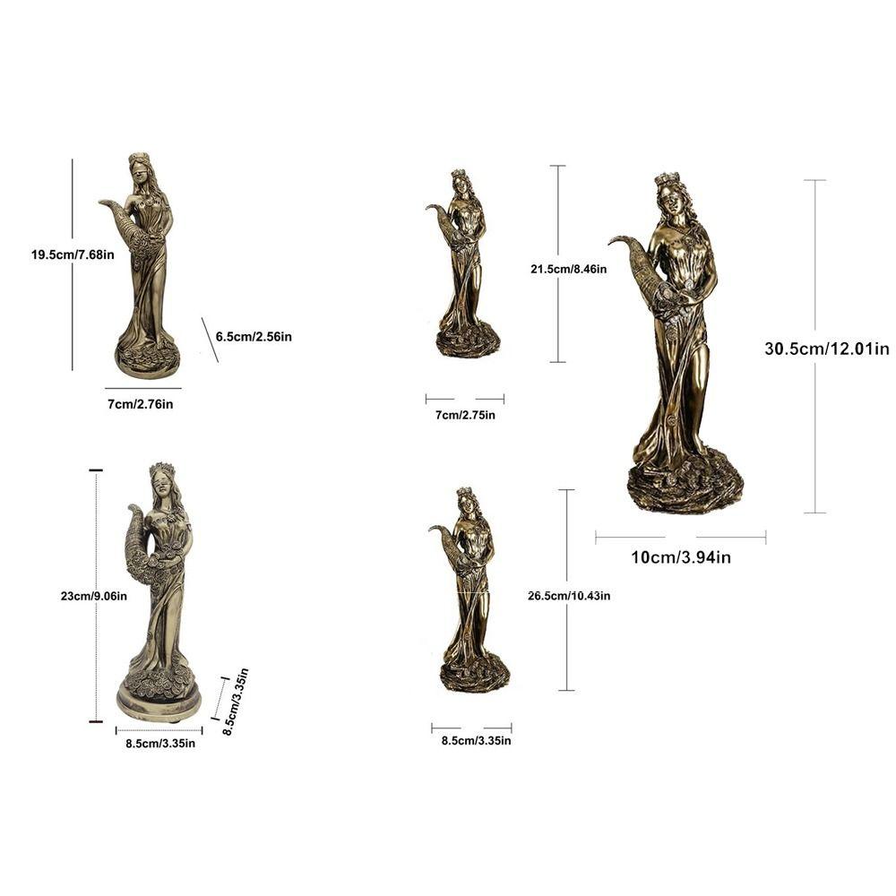 Hand-carved Wealth Goddess Statue Exquisite Lucky Wealth Statue  Business Gifts