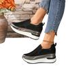 Fashion Ladies Shoes 2025 Slip-on Women's Vulcanize Shoes Platform Women Sneakers Leopard Print Round Toe Slip on Women's Casual Shoes
