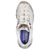 Skechers DLites 1.0 Pelle Vintage Vision Comode Retro Ammortizzanti Durevoli Supporto Leggero Basse Scarpe da Papà 150245-NTGD