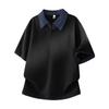 Camisa Polo de Hombre Verano Manga Corta Camiseta Deportiva Casual de Hombre Cuello Redondo Manga Corta