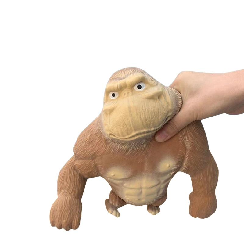 Rekbaar Gorilla Knijp Fidget Speelgoed Snelle Terugslag Duurzaam Speelgoed Voor Kinderen Volwassenen Stressverlichting Kerstkous Vulling