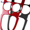 For Seat Altea 2004-2009 2010 2011 2012 2013 2014 2015 2016 Real Soft Carbon Fiber Sticker LHD RHD Car Gear Shift Frame Panel