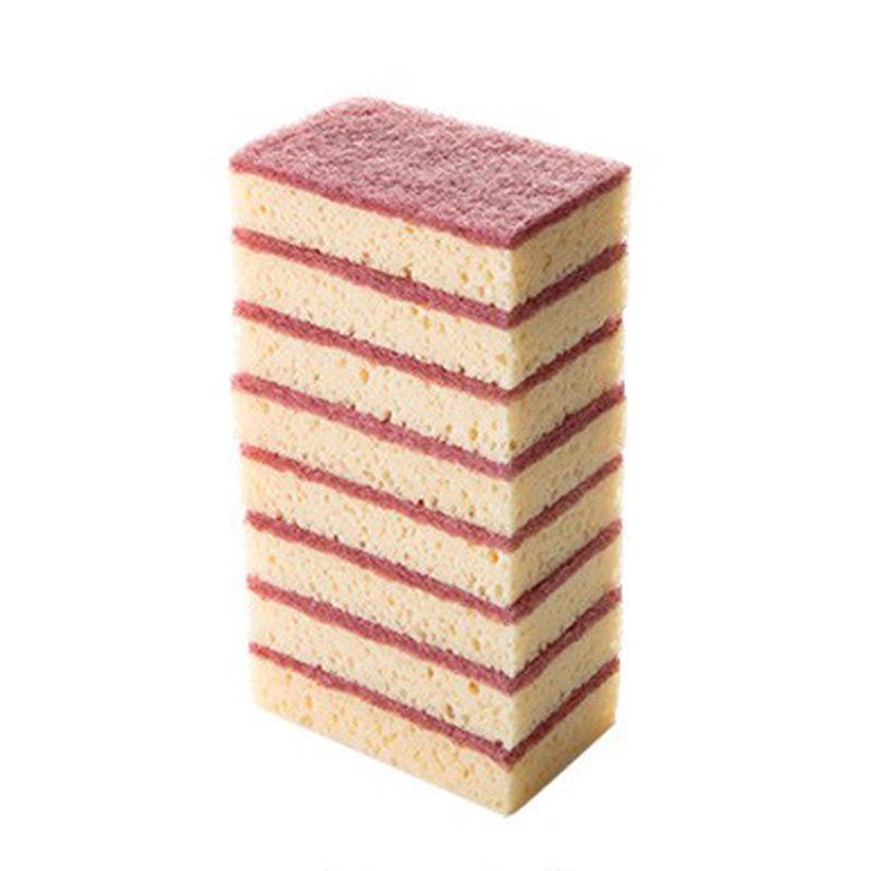 

Двусторонняя кухонная губка из морских водорослей: Водопоглощающая, прочная губка для мытья посуды и уборки