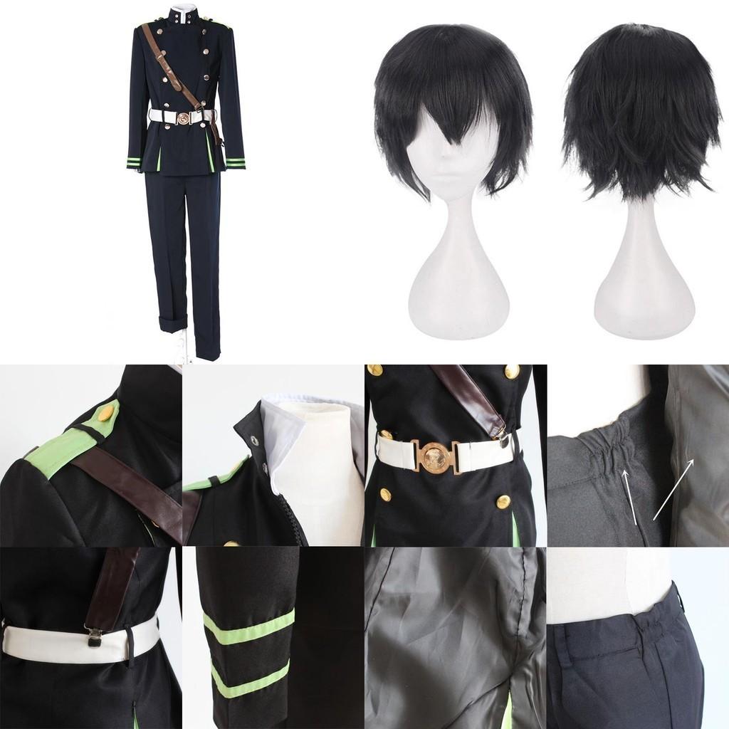 Prémiová sada cosplay kostýmu Seraph Of The End Yichir Yuichiro Hyakuya Army Uniform