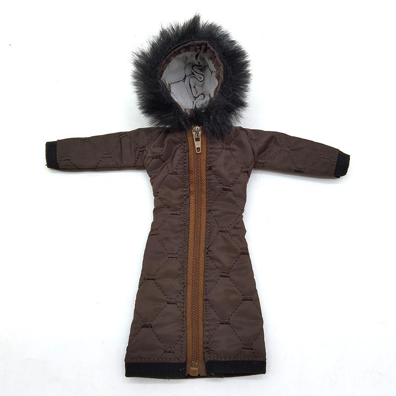 

11.5 Doll Sweater & Coat Set - Includes Long Cotton Coat and Down Jacket for Winter Wear 11.5-inch Doll Clothes