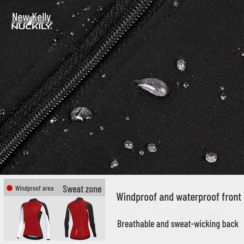 Men's Long Sleeve Cycling Jersey: Sun Protection, Breathable, Close-fitting for Mountain & Road Biking