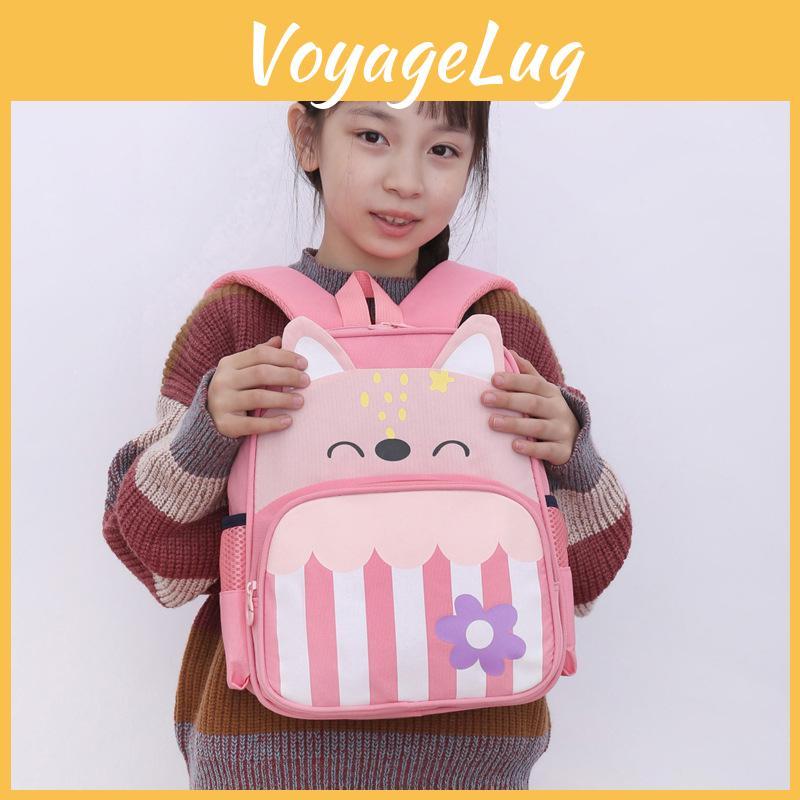 Adorable And Spacious Nylon Backpack For Children With Ergonomic Shoulder Straps