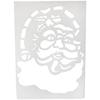 Large paper window stencil, 5 images