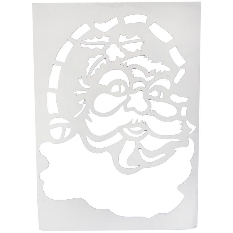Large paper window stencil, 5 images