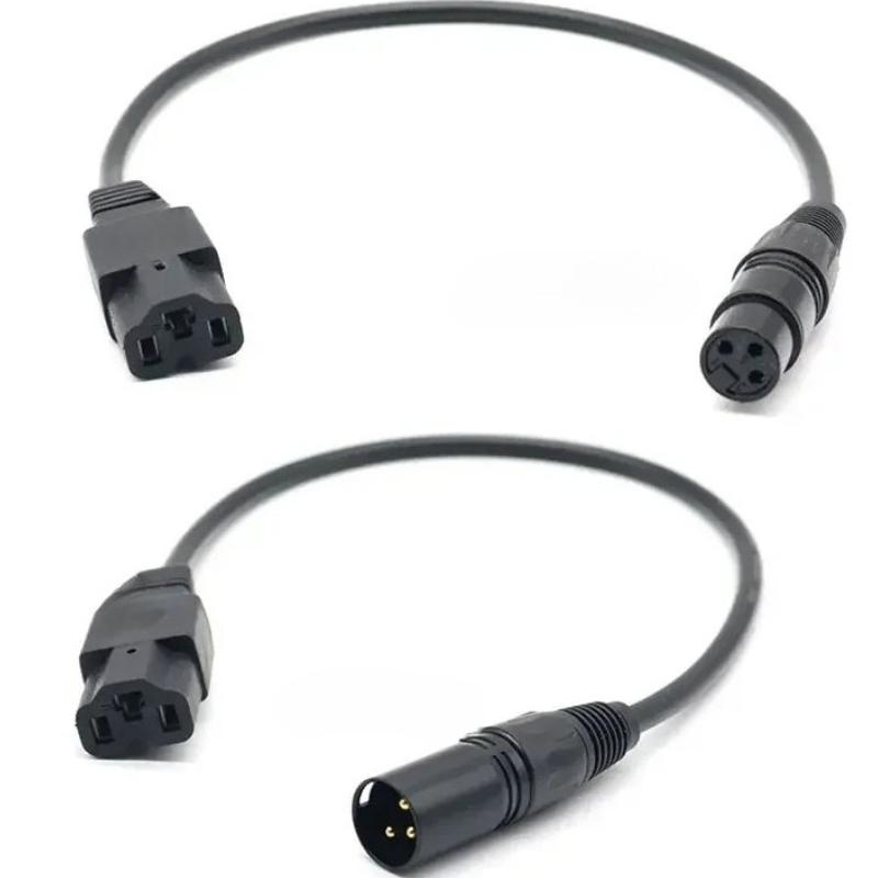 Caricabatterie per Veicoli Elettrici XLR a 3 Pin Adattatore Stazione di Ricarica Batteria al Litio Cavo di Ricarica Universale Connettore Spina Maschio Femmina