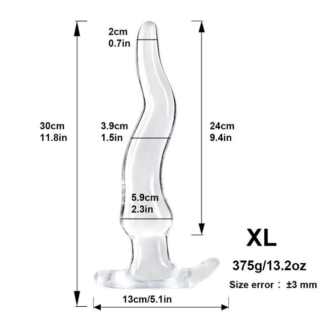 Anal Plug Stimulate Soft Silicone Dildo Female Masturbator Vagina G-Spot Massager Anus Dilator Sex Shop Male Prostate Massager