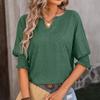 Summer Fashion Women Solid Casual Loose Blouses Vintage Oversized Shirts Elegant Youth Female Tops