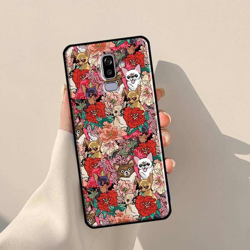 

Чехол с собакой чихуахуа для Samsung Galaxy J1 J3 J7 J5 2016 A3 A5 2017 J8 A7 A9 J4 J6 A6 A8 Plus 2018 чехол J3 2017 - J330