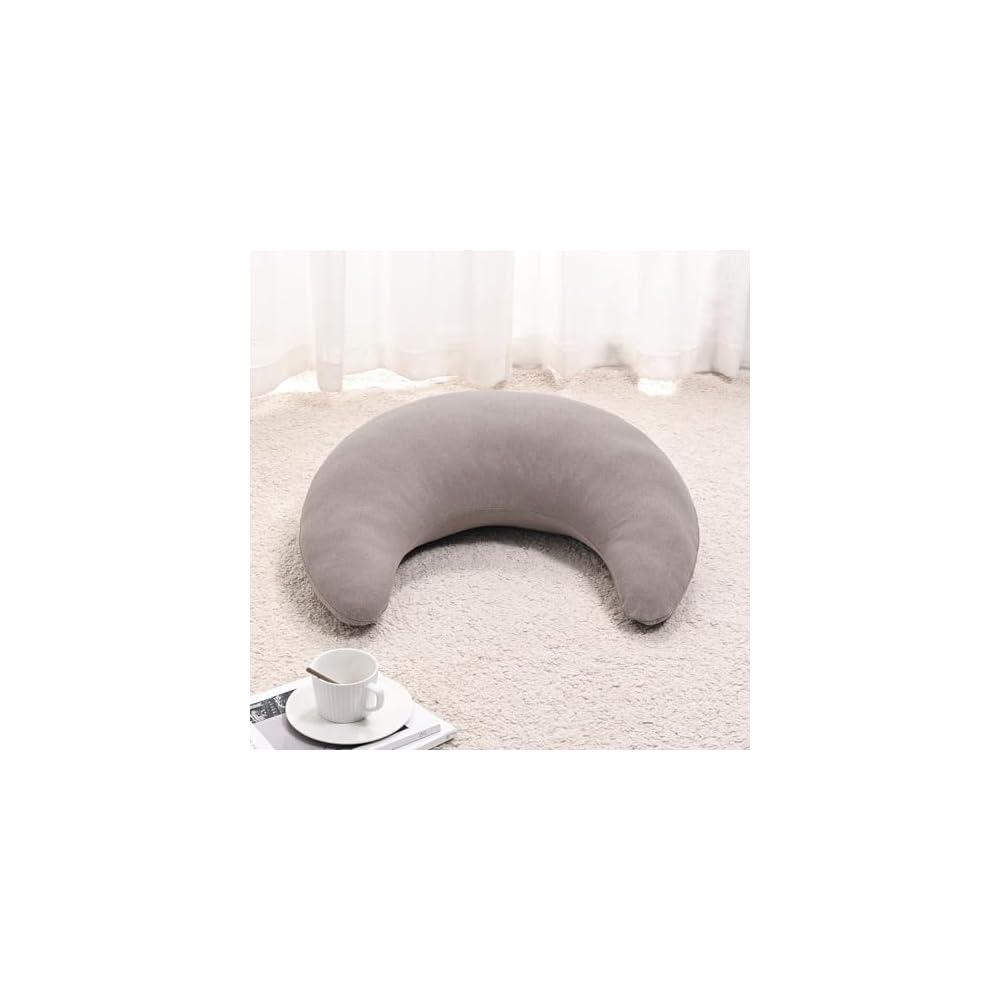 Baibu Home Crescent Moon Cushion - Armrest, Lap Cushion, Backrest - Soft and Squishy - Perfect for