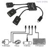 3in1 Micro USB To 2 OTG 3 Port HUB Cable Splitter Micro-USB Type-C Adapter Converter For Tablet Android Mouse Keyboard 3