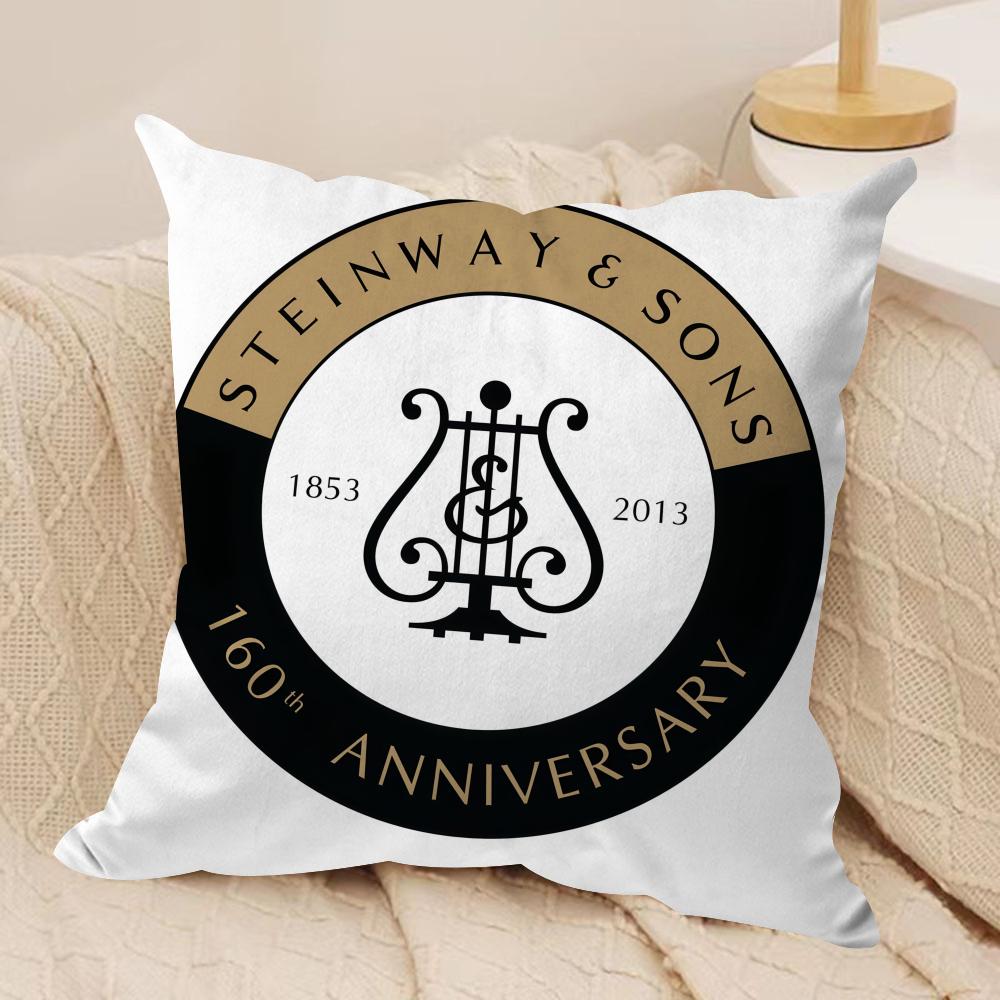 SSteinwaySSonsS Cushion Cover Pillowcase Ultra Soft Skin Friendly Fabric Cloud Like Comfort Concealed Zipper 30x30cm