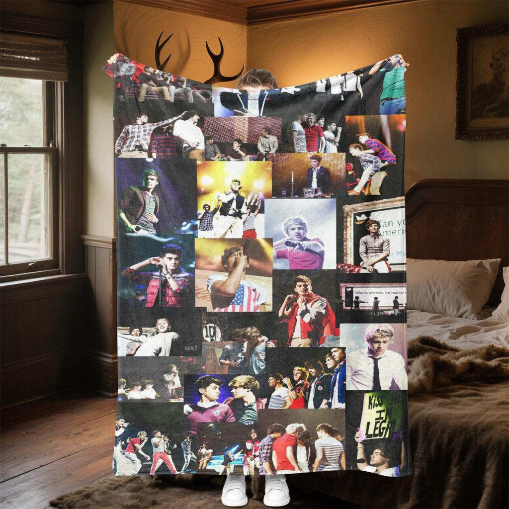 Harry Styles Starry Night Blanket Soft Comfortable All Seasons Perfect Gift Couch Office Nap Ideal Outdoor Trips