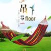 Outdoor Canvas Hammock with Curved Spreader Bar