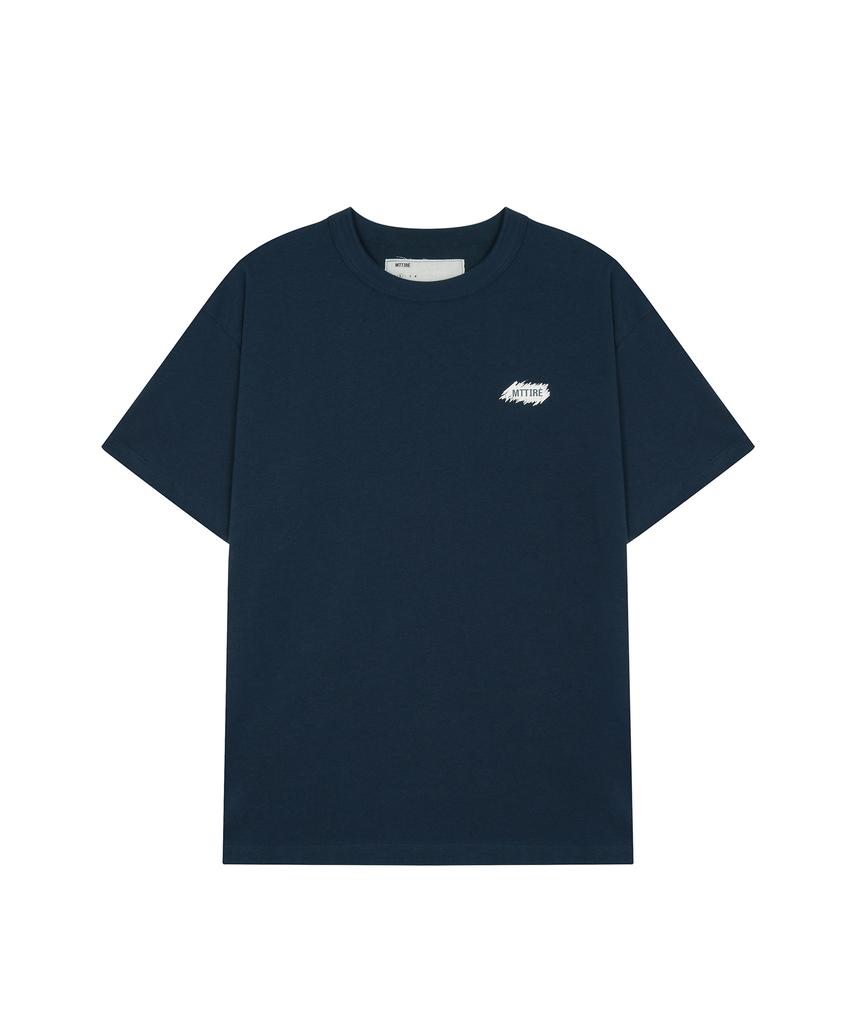 Matile Stichi Logo T-Shirt / Navy