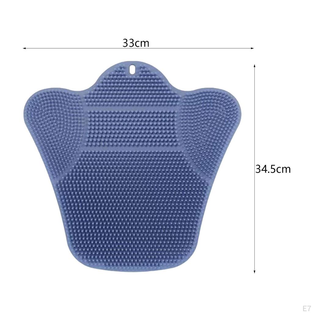 Foot Back Scrubber for Shower Washer Suction Cups Comfortable Accessory Nonslip Bath Massage