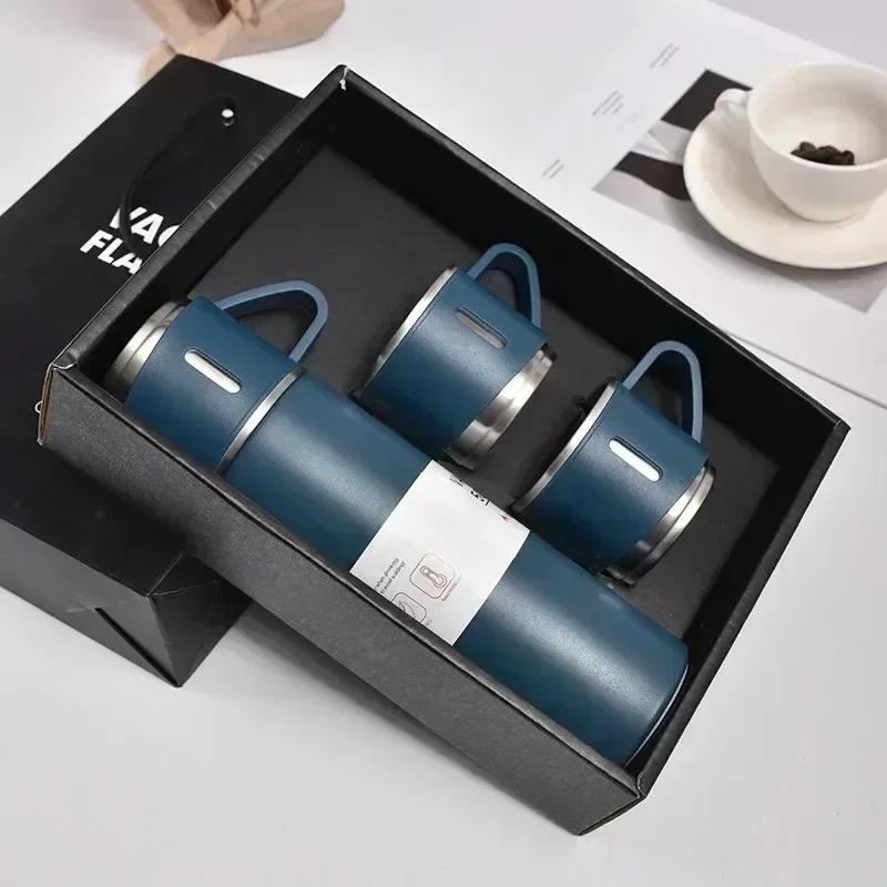 304 Stainless Steel Insulated Mug Commemorative Holiday Gift Cup Unisex Portable Multi-Cover Handheld Mug