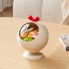 Round Fruit Tray with Lid Food Container New Snack Box  Home