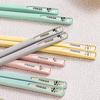 Shibhua Panda 5-Pair Multi-Color Alloy Chopsticks