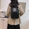 New backpack large capacity casual backpack personality simple versatile student commuting soft leather bag women