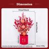 Uflower Lunar New Year Artificial flowers 2026 New Year Artificial Red Fruit Berry Pot Wedding Party Home Room Decorations