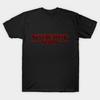 Men Black Print T-shirt Stranger Things: Neverending Story No-Cut Transfer Paper Print Cotton Tshirt