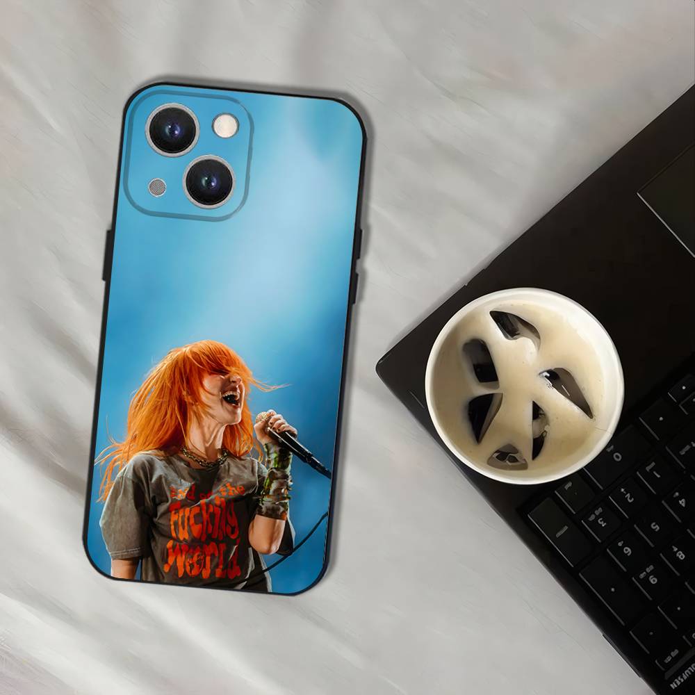 P-ParamoreS Band Black Soft Cover Phone Case For iPhone 17,16,15,14,13,12,11,Pro,XS,Max,XR,Plus,E,SE4,Mini