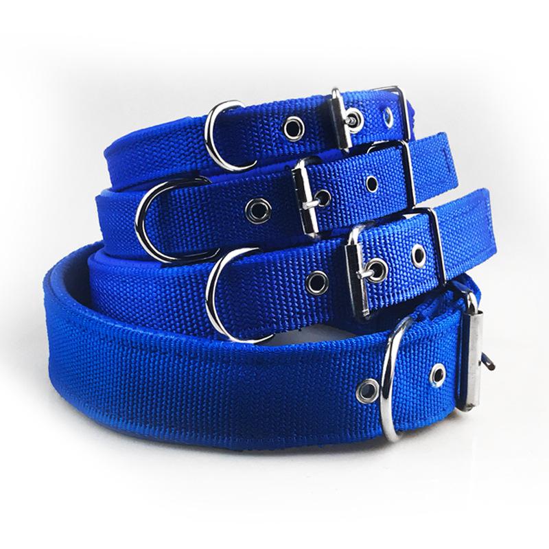 Pohodlný prodyšný obojek pro psa s měkkou kůží a polypropylenovou podšívkou