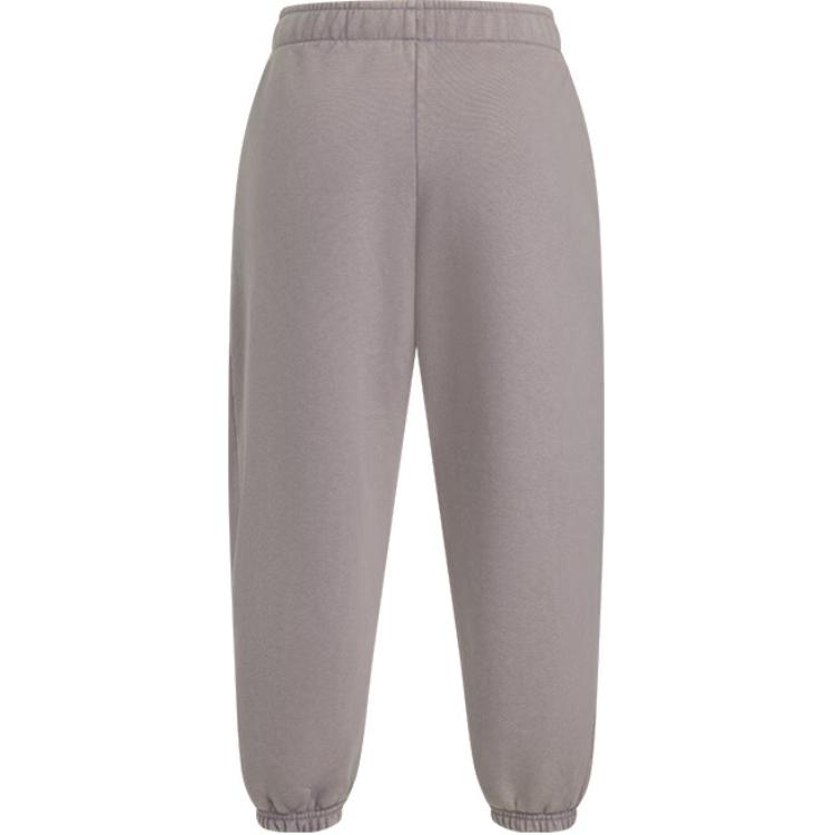 Under Armour Icon Loose Fit Drawstring Cuffed Training Pants Women Pants Fatigue-Gray 1386488-015