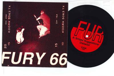 Δίσκος 7 ιντσών FURY 66 - Fury 66 FURY66 SESSIONS 1996 US Rock Μεταχειρισμένος