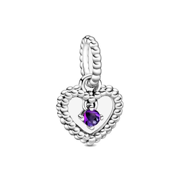 Original 12 Month Birthday Dangle Pendant Diy Bead Fit Original  Charms Silver 925 Bracelet Trinket Jewelry for Women
