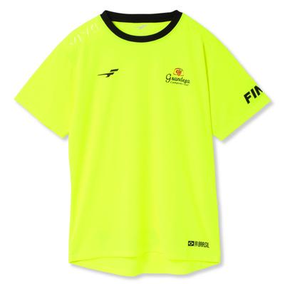 FINTA Men's Dry Short Sleeve Practice Shirt for Soccer and Futsal, FTE0011 (4200), Flash Yellow, Size L
