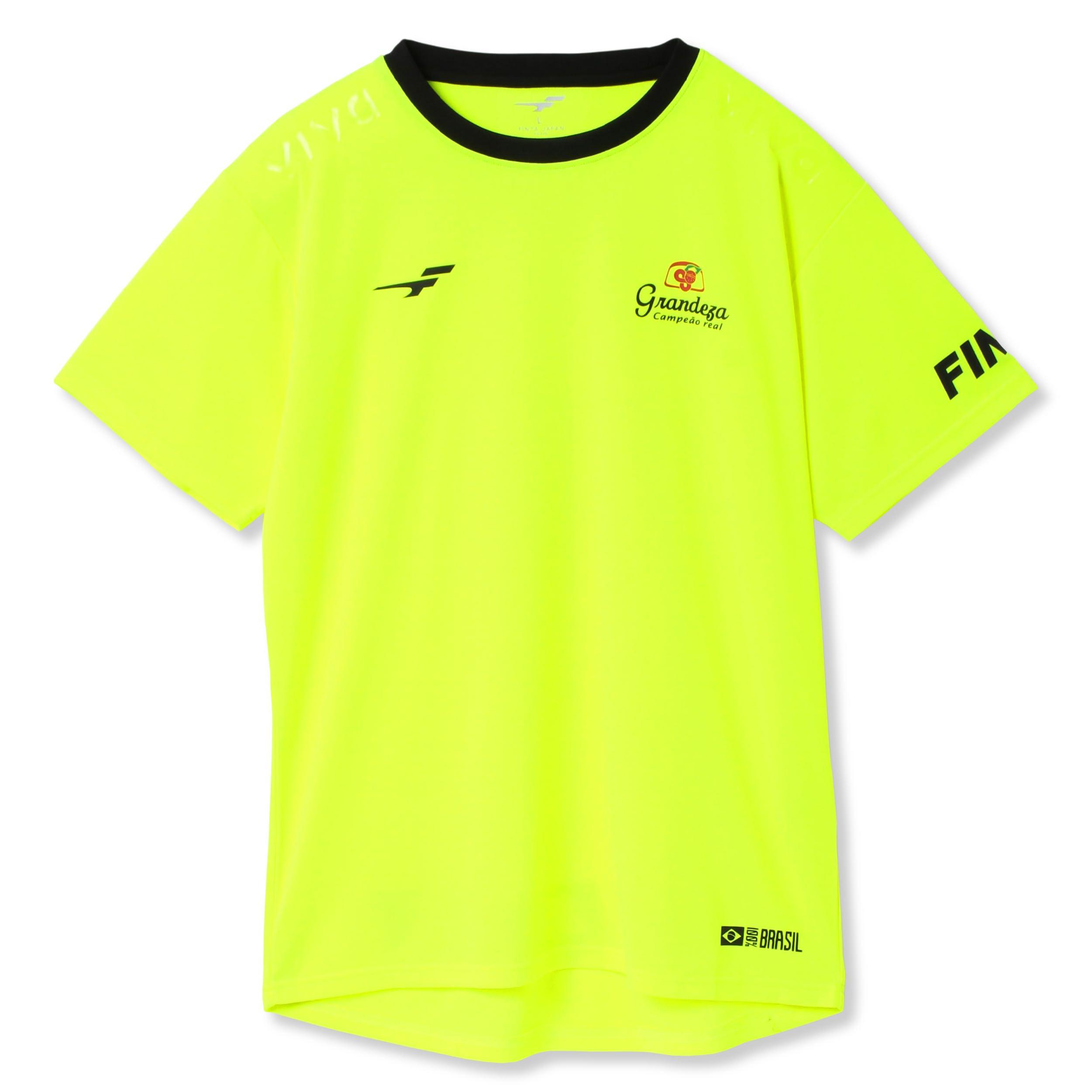 

FINTA Men s Dry Short Sleeve Practice Shirt for Soccer and Futsal, FTE0011 (4200), Flash Yellow, Size L