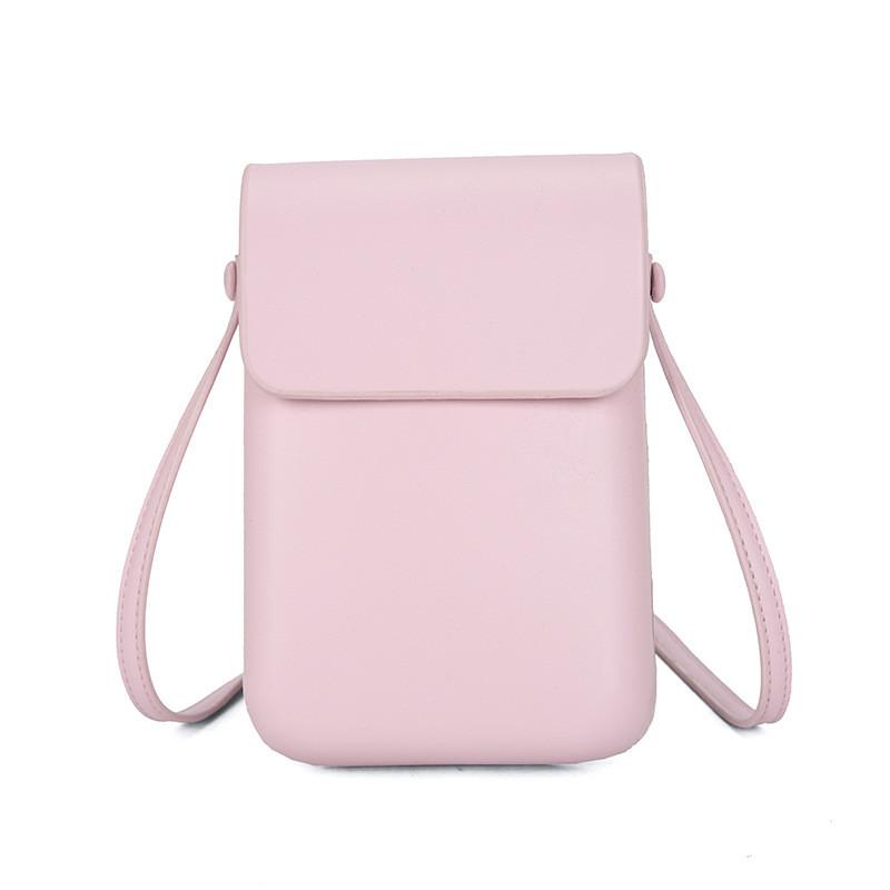 Pu Minimalist Square Crossbody Bag For Women With Magnetic Closure And Phone Pocket