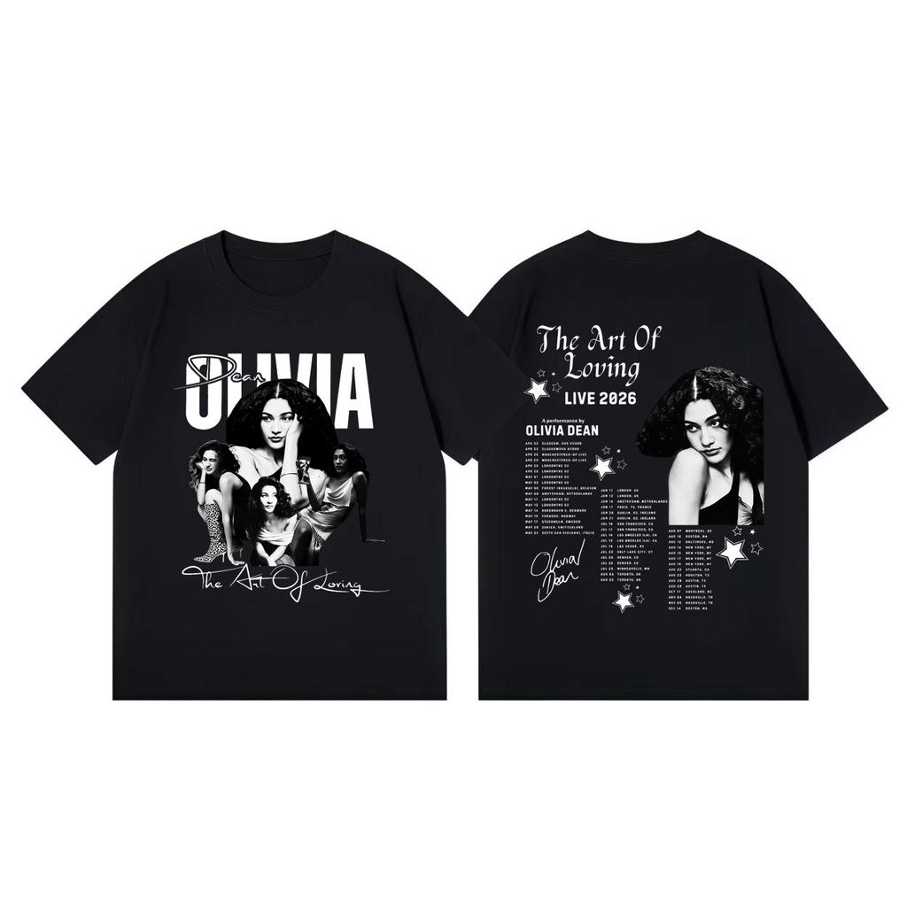 The Art Of Loving Tour 2026 Graphic T Shirts Vintage Aesthetic Short Sleeve Tshirts Unisex Women Casual Fashion Oversized Tshirt